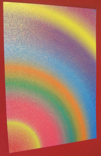 p10 Glitterkarton bunt 220g 33x23cm