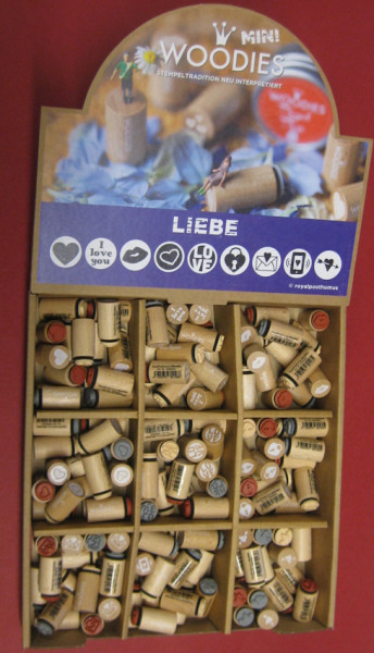 Mini Woodies Stempel Liebe 15mm