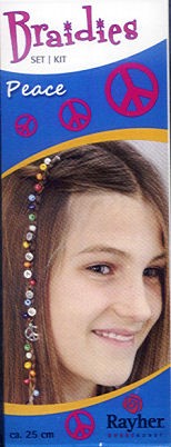 1523800 Haarschmuckset Braidies Peace