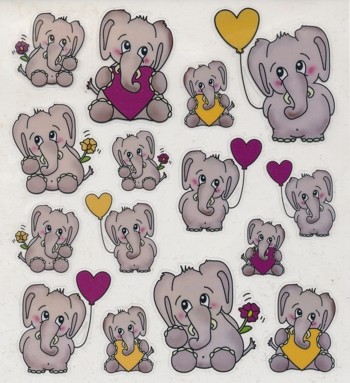 Hobby-Design Sticker Elefant