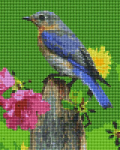 804280 Pixelhobby Klassik Set Blauer Vogel