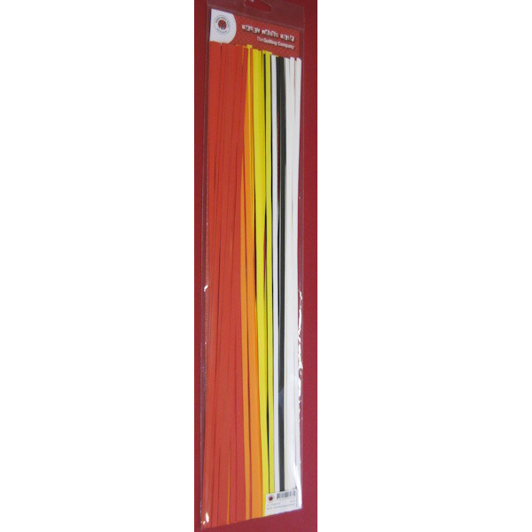 731605160 Karen Marie Papierstreifen 5mm rot gelb schwarz weiß