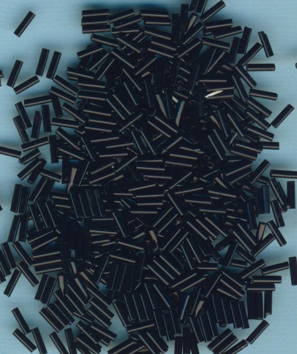 5501074 Glasstifte 6x2mm schwarz 15g