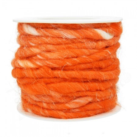 Wollschnur 5mm orange