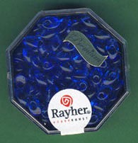 Magatama 4x7mm royalblau transparent 12g