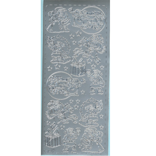 pu181s Sticker Weihnachtsstimmung 7 silber