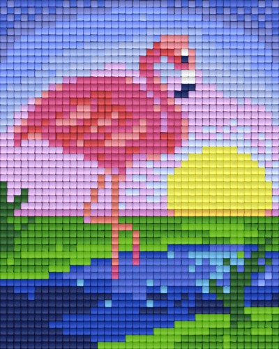 px801427 Pixelhobby Klassik Set Flamingo