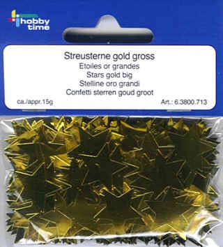 63800713 Streusterne 19mm gold 15g