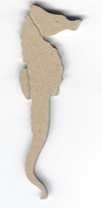 084000030 Holz Dekor Seepferd dünn 11,5x4cm