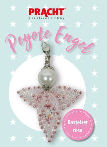 013805155 Bastelset Peyote Engel rosa ton 5cm