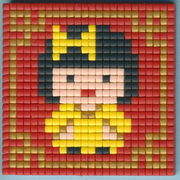 77628 Pixelhobby Klassik Set kleine Basisplatte Geisha