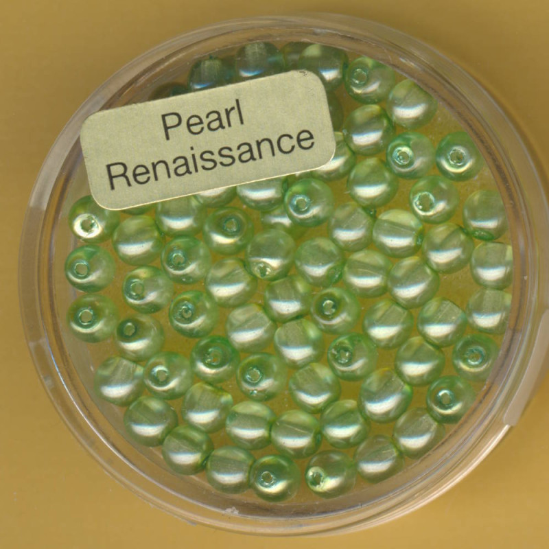 0780-04494 Crystal Renaissance Perlen 4mm hellgrün 75 Stück
