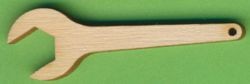 Holz-Deko Maulschlüssel 5cm