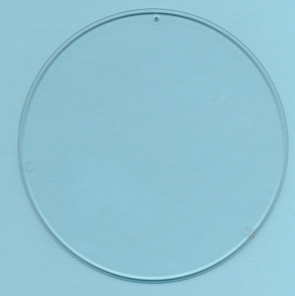 393300 Acryl Trennscheibe rund getrübt 12cm