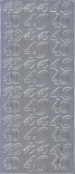 cl1851s Sticker 40 silber
