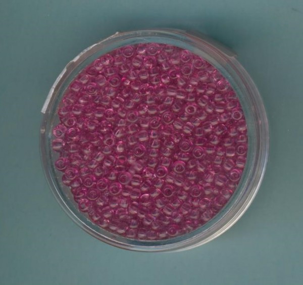 96924_Rocailles-2,6mm-transparent-fuchsia-17g