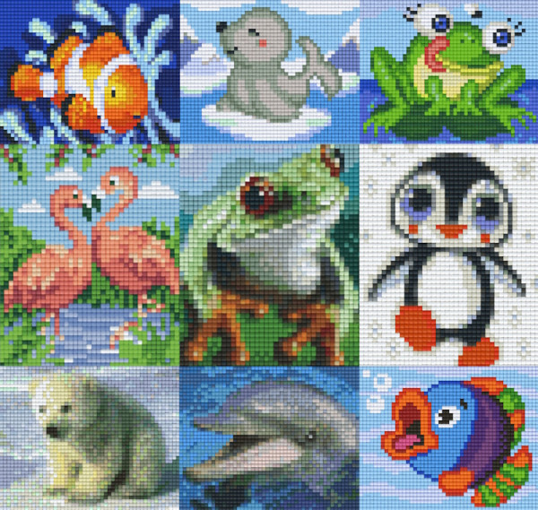 Pixelhobby Klassik Set Tiere im und am Wasser