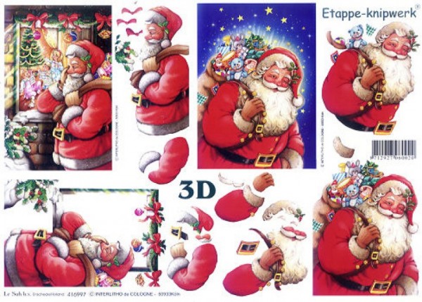 3D Bogen Nikolaus kommt