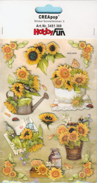 3451369 Creapop Sticker Sonnenblumen II