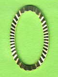 597209931 Metallzwischenteil Oval gold 44x26mm