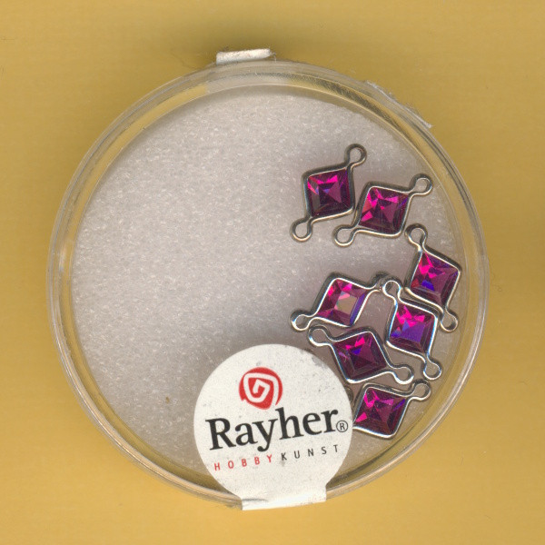 14296276 Swarovski Accessoires Raute 11mm fuchsia 8 Stück