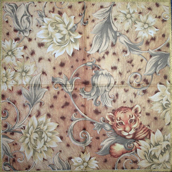 Serviette Tiger Baby