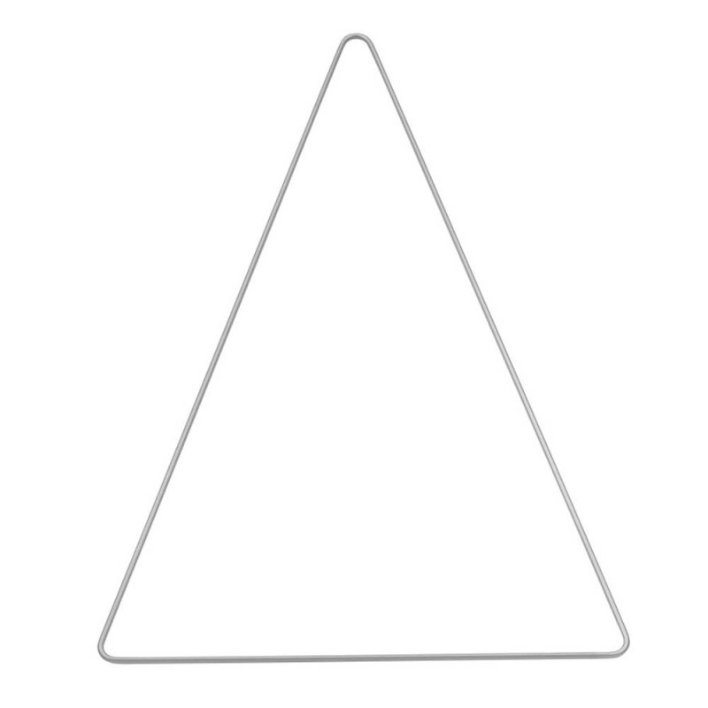 3471370 Metallform Dreieck 20x30cm silber