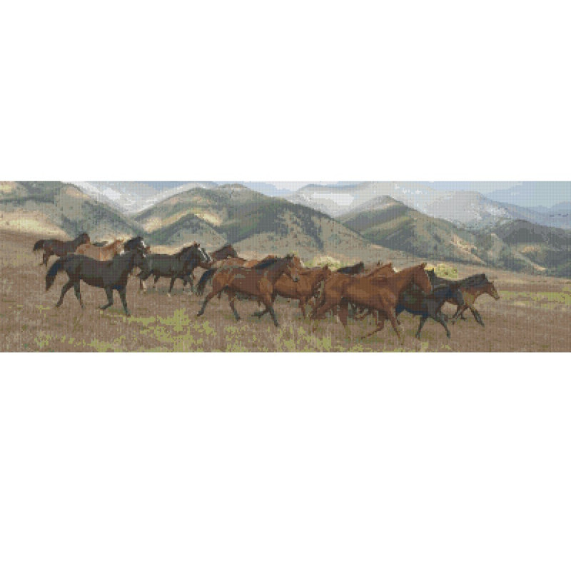 824013 Pixelhobby Klassik Set Pferde 10