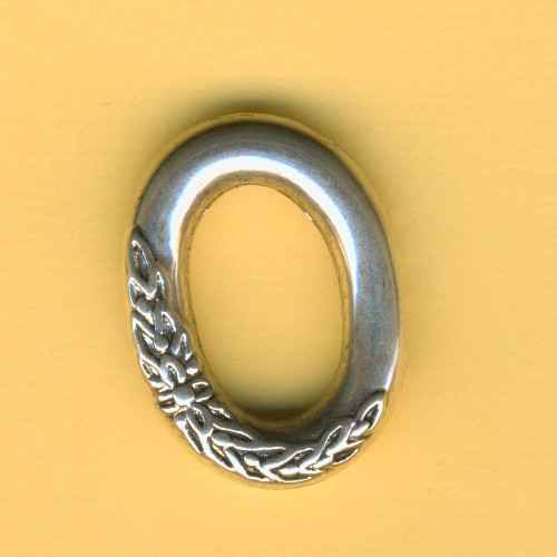 66401103 Schmuckring oval 22x29mm altplatin