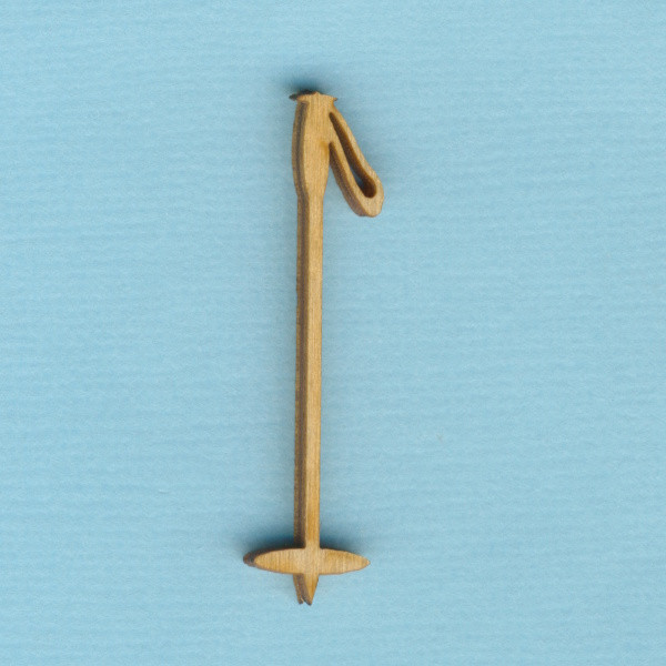 snh1704 Holz-Deko Skistock 4cm