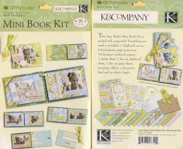 1170018430 Scrapbook Bastelset Mini Book Kit