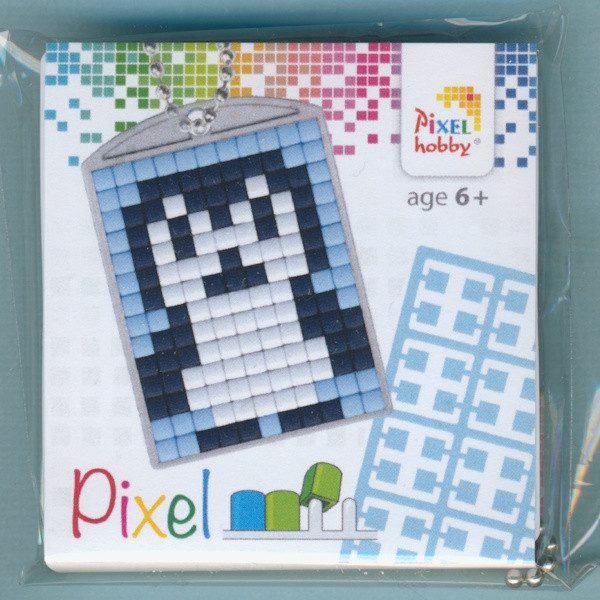 23012 Pixelhobby Medaillon Set Pinguin