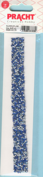 559600175 Glamour Line Klebefolie 2x20cm blau