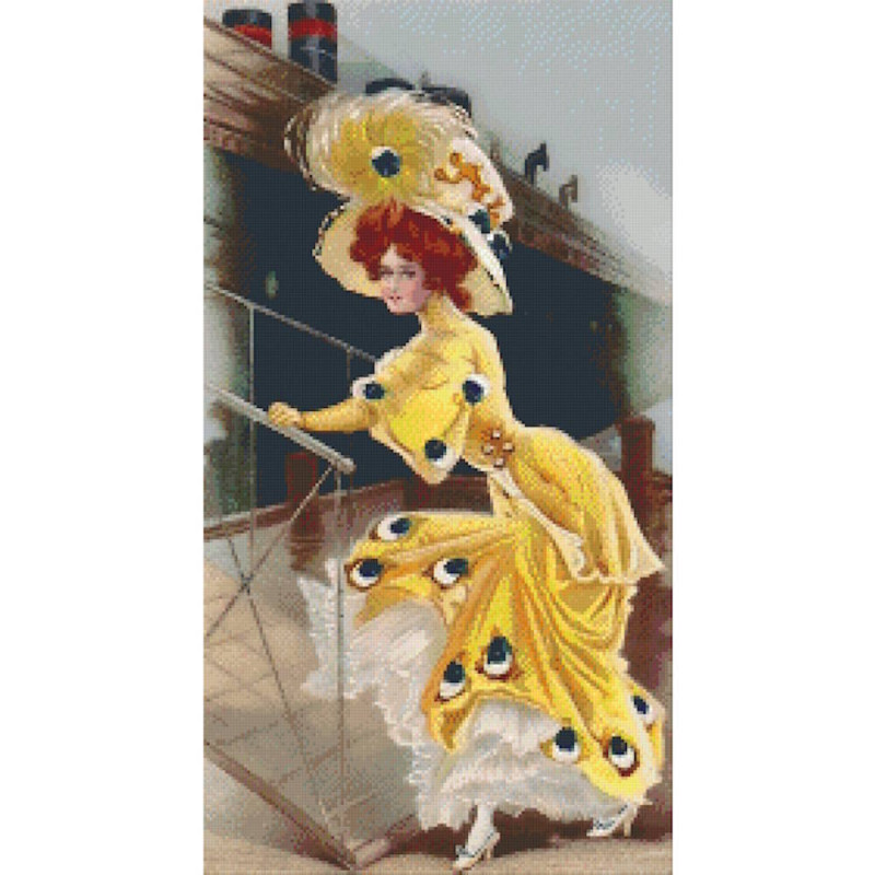 821002 Pixelhobby Klassik Set Frau an Bord