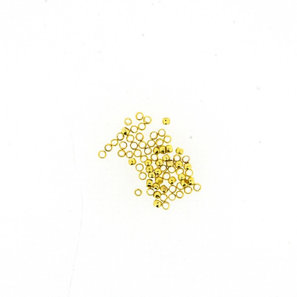 Metallperle gold 1,5mm 55 Stück