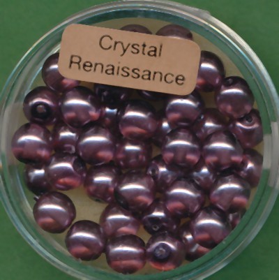 078006524 Crystal Renaissance Perlen 6mm hell lila 40 Stück