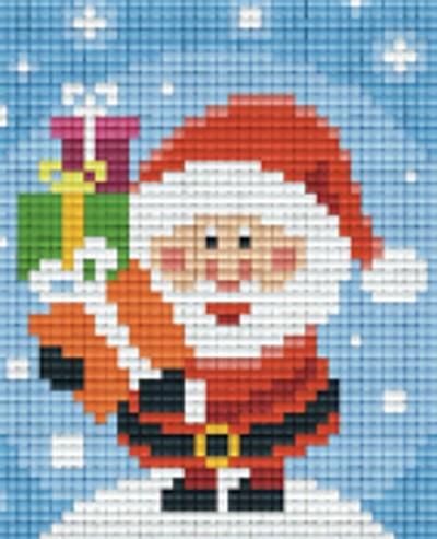 801390 Pixelhobby Klassik Set Weihnachtsmann mit Geschenke