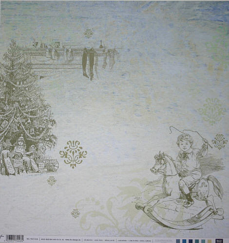 7007006 Scrapbook Papier Nostalgic X-mas 30,5x30,5cm