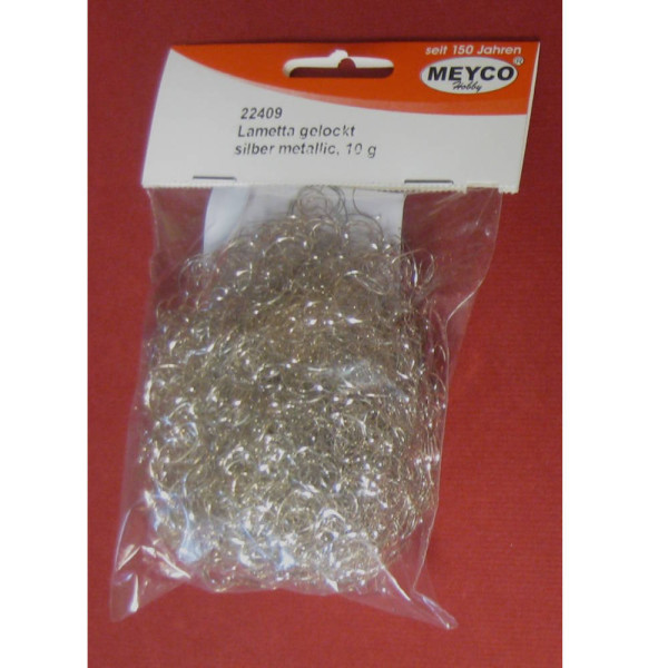 22409 Engelshaar gelockt silber metallic 10g