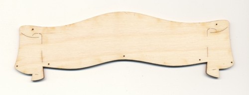 Holz-Deko Banner 17cm