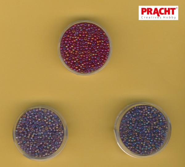 Pracht Rocailles Perlen 2,6mm rainbow