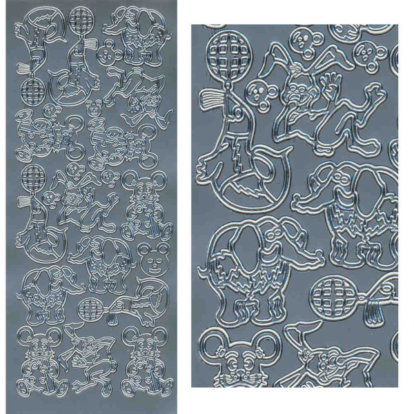 rd2016s Sticker Tiere 1 silber