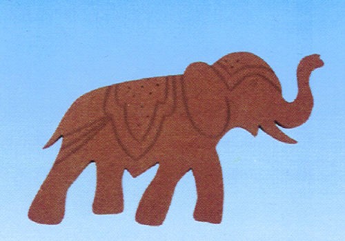 Holz-Dekor Elefant