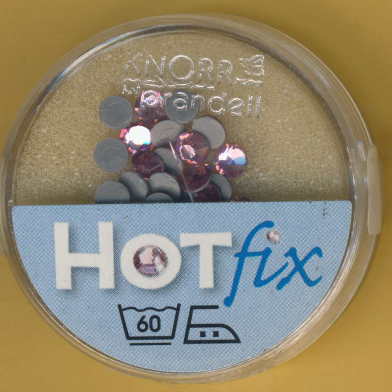 6163222 Hot Fix Strasssteine 4mm light rose 25 Stück