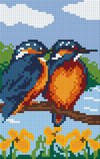 802021 Pixelhobby Klassik Set Eisvögel