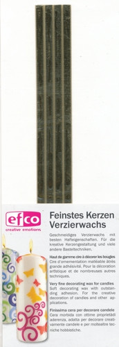 3525205 Wachs Flachstreifen 200 x 5mm gold 4 Stück