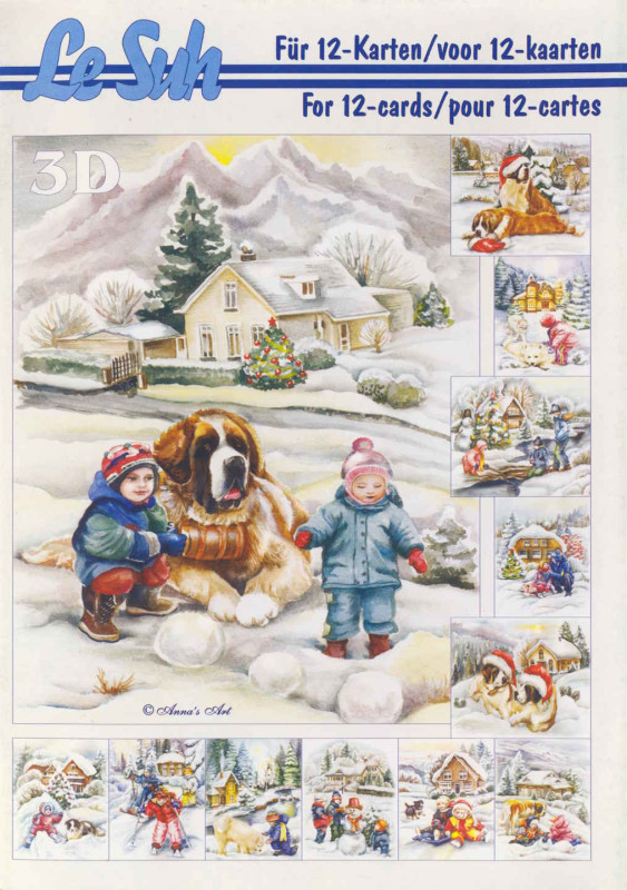 345660 3D Motivbuch A5 Weihnachten VI