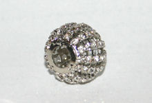 110420921 Strasskugel 20mm silber-kristall
