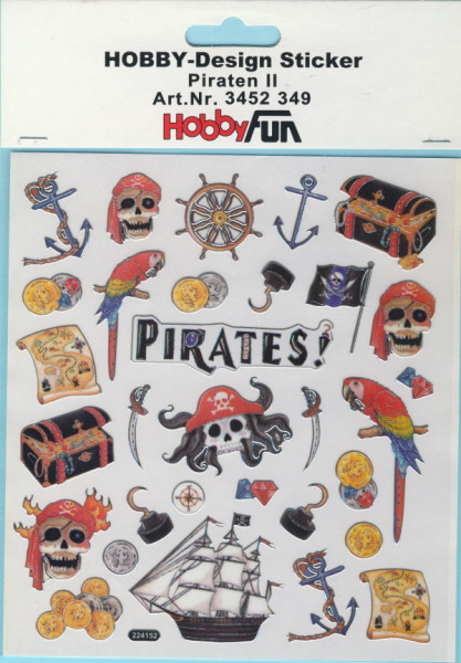 3452349 Hobby Design Sticker Piraten II