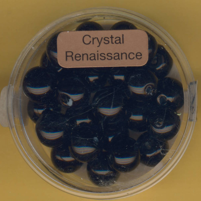 0780-08294 Crystal Renaissance Perlen 8mm schwarz 25 Stück